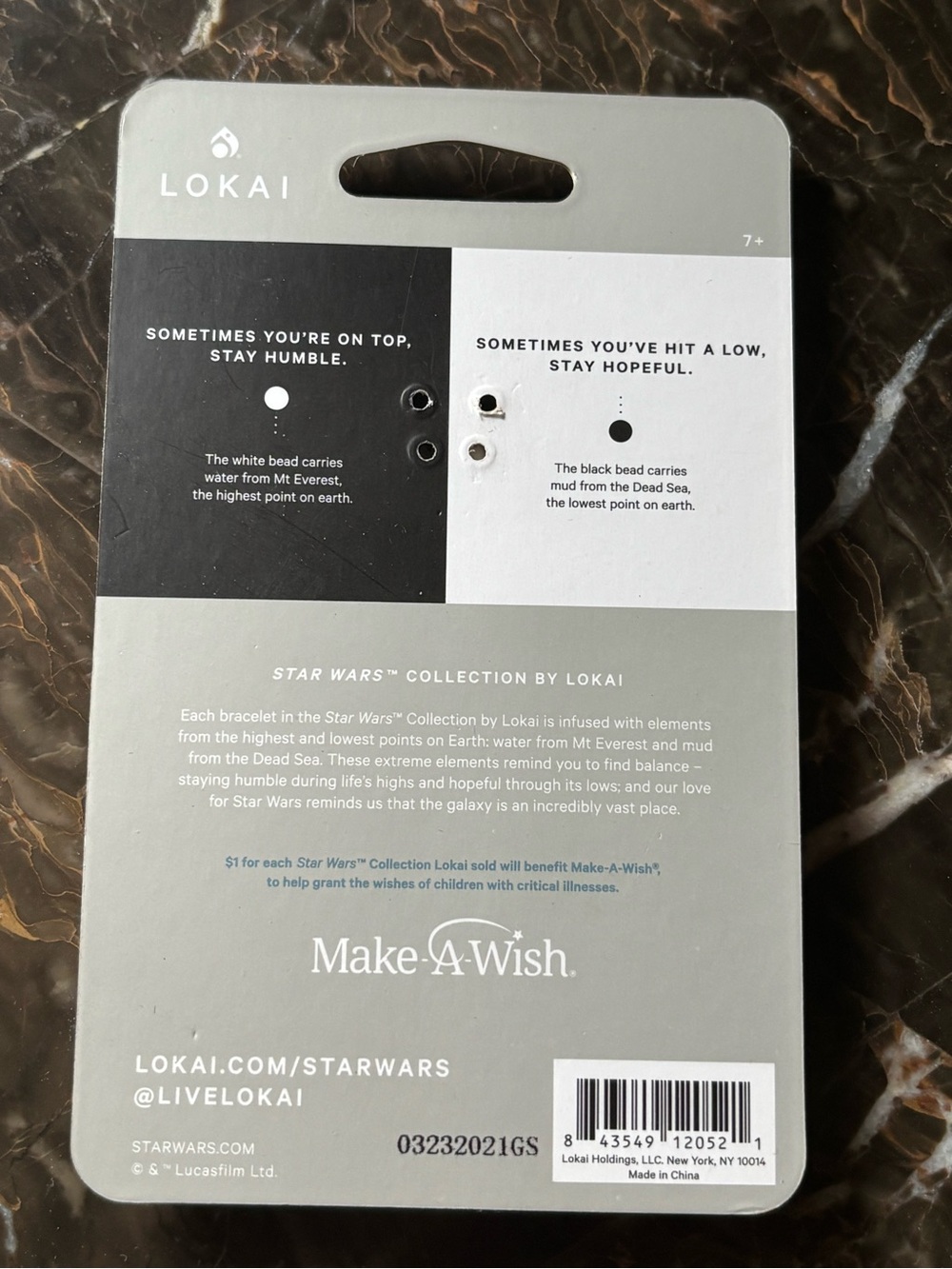 Lokai Bracelet Size XL Star Wars millennium falcon and Death Star, brand new - Picture 4 of 4